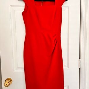 Calvin Klein Red Sleeveless Dress
